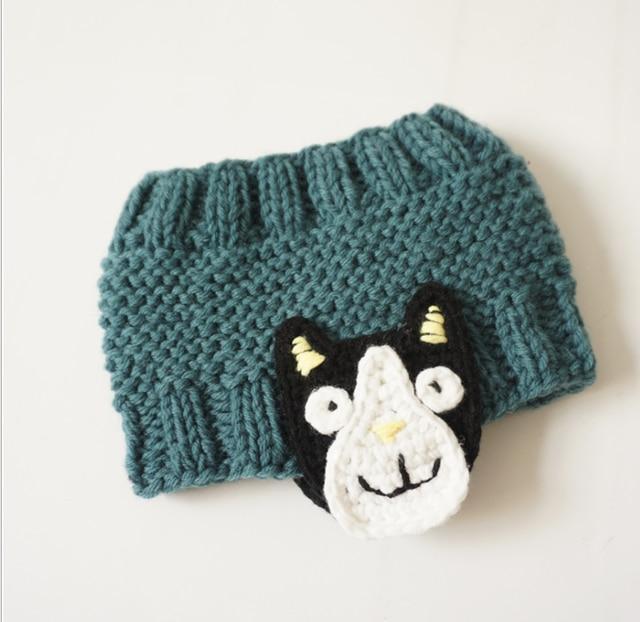 Cute Cartoon Headband for Kids, army green