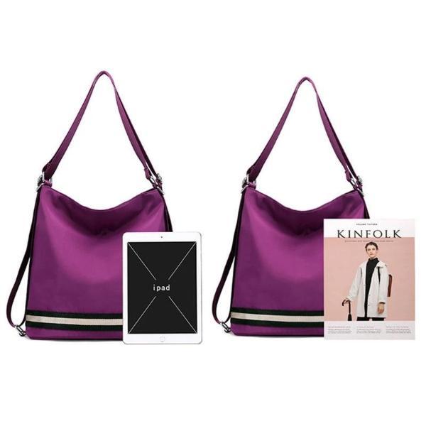 Two Hadley Women Luxury Backpack Shoulder Bag with ipad and magazine