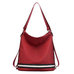 Hadley, Women Luxury Backpack Shoulder Bag, Red