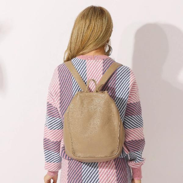 Fashion leather women backpack