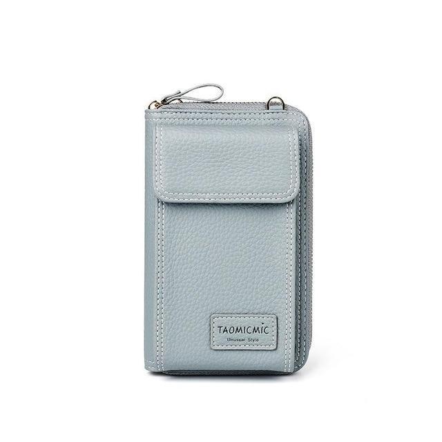 Blue crossbody phone purse