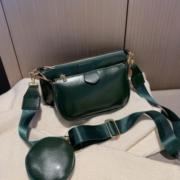 fashion three in one Handbags designer shoulder bags luxury pu leather messenger crossbody bag cusual small purse 3 bag set 2020