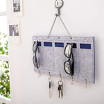 5 sunglasses  keys wall organizer
