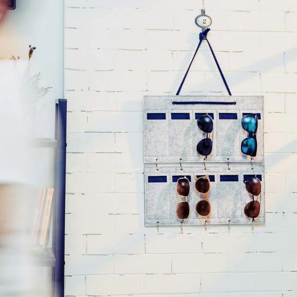 how to organize sunglasses