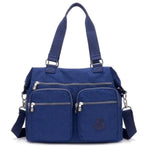 Dark grey messenger tote bag crossbody nylon for women