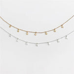 Gold and silver stra chocker