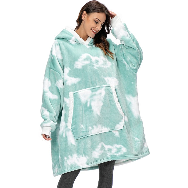 Decken-Hoodie, -70% + Kostenloser Versand