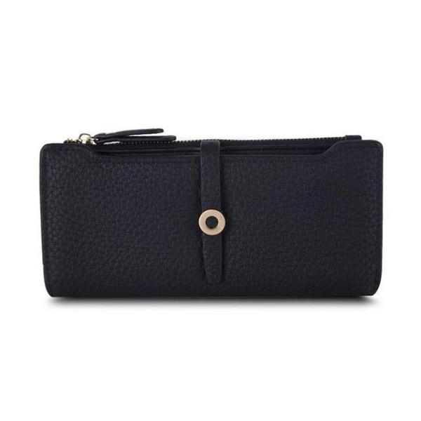 Black slim wallets for women 