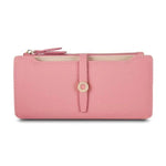 Pink slim wallets for women 