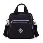 Black backpack purse crossbody nylon women bag
