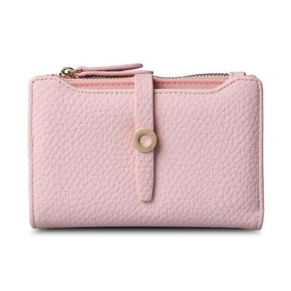 Light pink cute small wallets for women