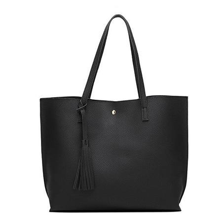 Black cheap cute tote bags