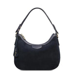 Navt blue Suede hobo bag