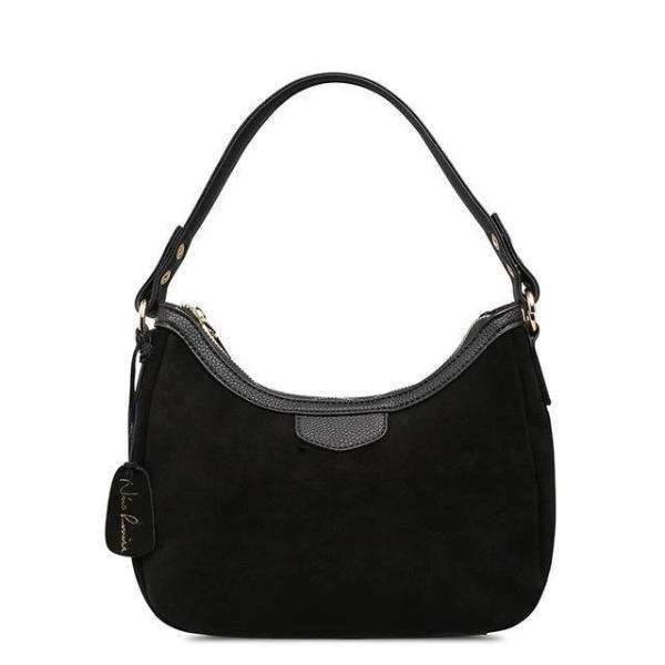 Black Suede hobo bag