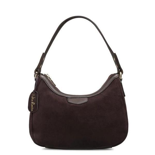 Coffe Suede hobo bag
