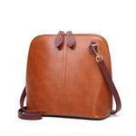 Brown crossbody bag vintage leather