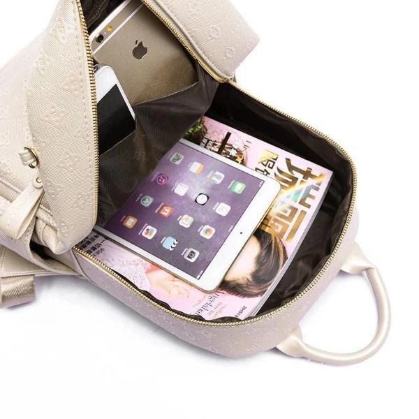 Storage compartment fashion backpack