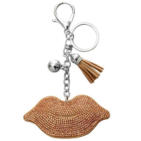 Brown lips Keychain