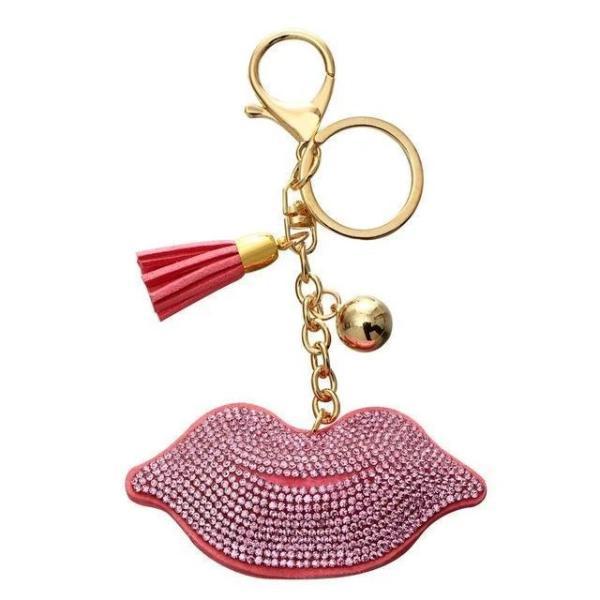 Pink lips Keychain