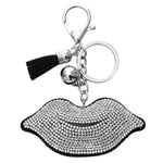 Silver lips Keychain