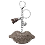 Gray lips Keychain