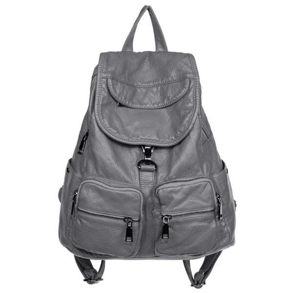 Soft leather backpack womens