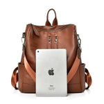 Emancia, Convertible Vintage Backpack with ipad
