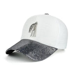 White women's fashion baseball caps