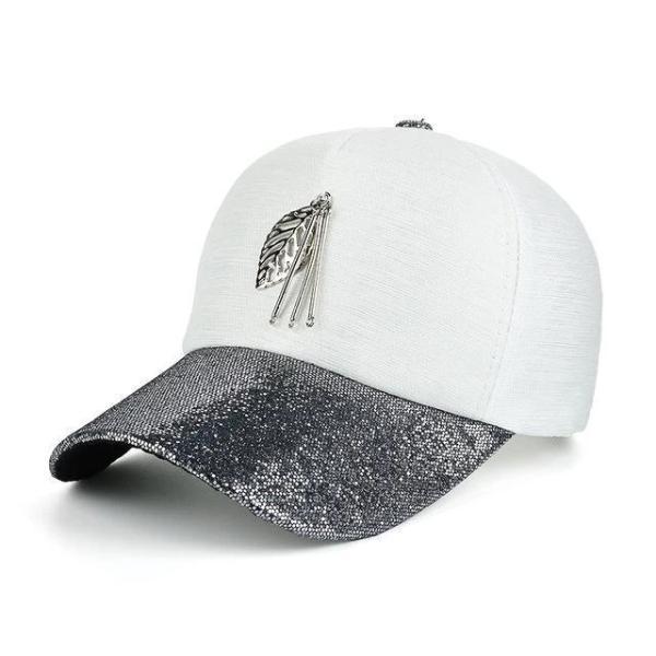 White women's fashion baseball caps