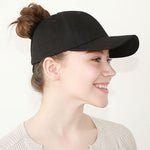 high ponytail baseball cap