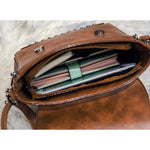 Vintage punky spike bag interior