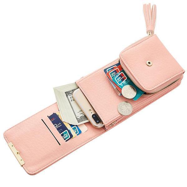 Cell phone purse with lot of pockets