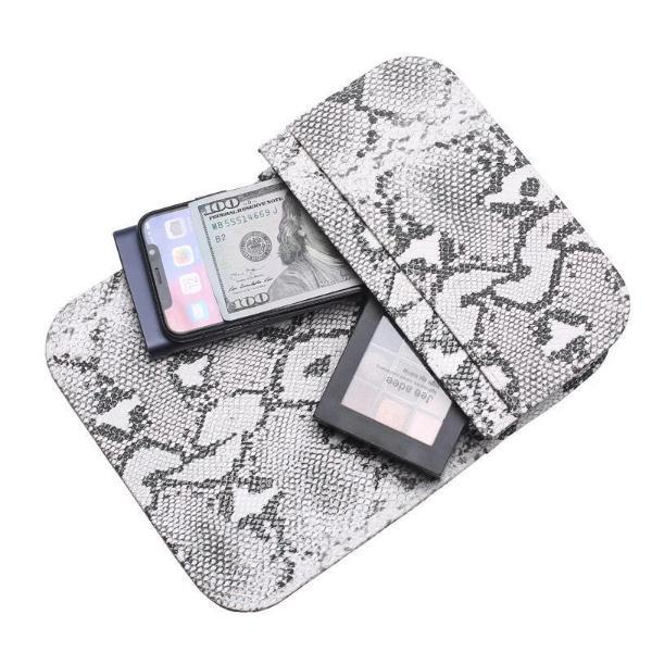 Snake fanny pack with double pocket