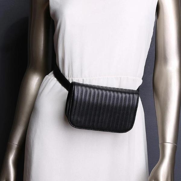 cute black fanny pack