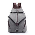 canvas grey backpack women