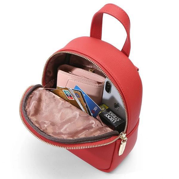 Min backpack purse can hold large phone