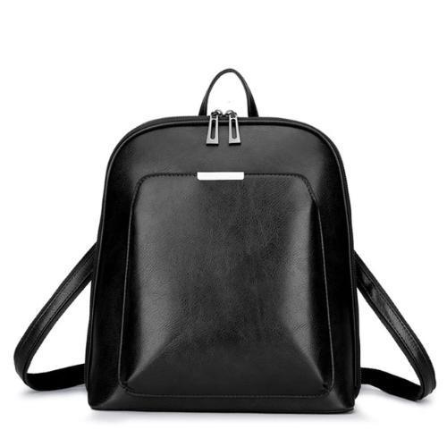 Black crossbody backpack for travel