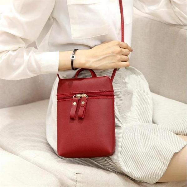 Red large size phone purse