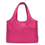 Pink nylon tote bag waterproof umbrella compartment