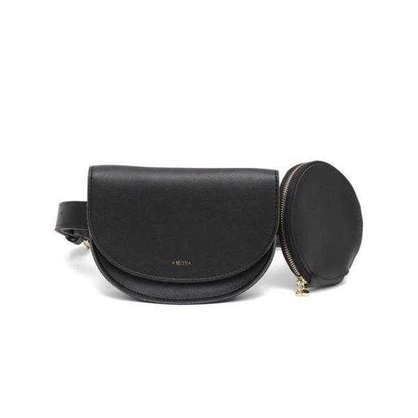 Black fashion fanny pack womens