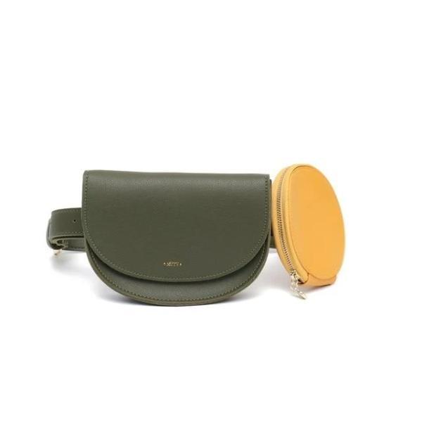 Green fashion fanny pack womens