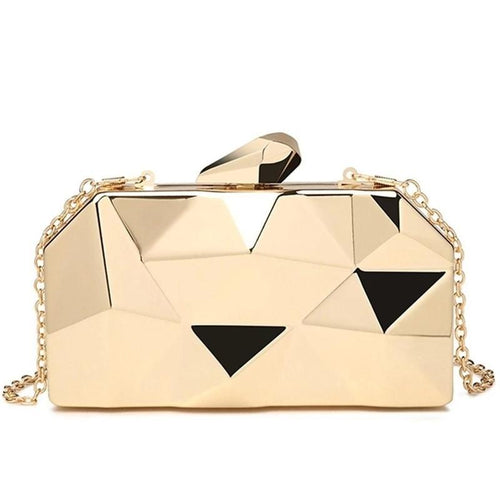 Geometrika, Glamorous Clutch Purse for Women, front view