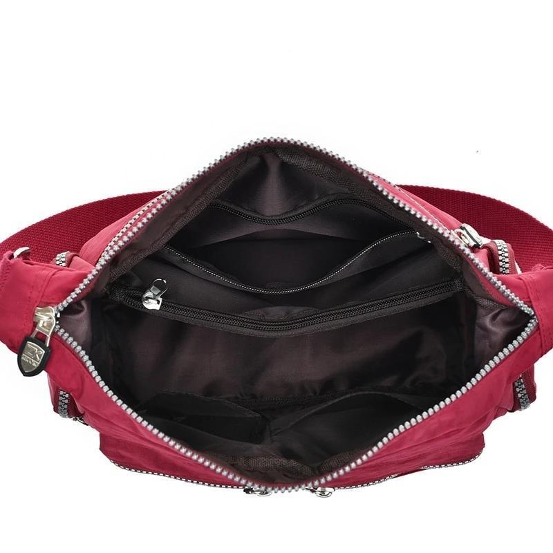 nylon bag with zipper pocket