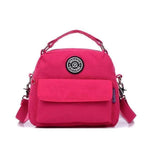 Pink small convertible backpack purse nylon