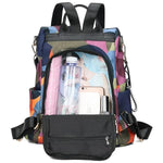 anti theft backpack purse compartment from the back