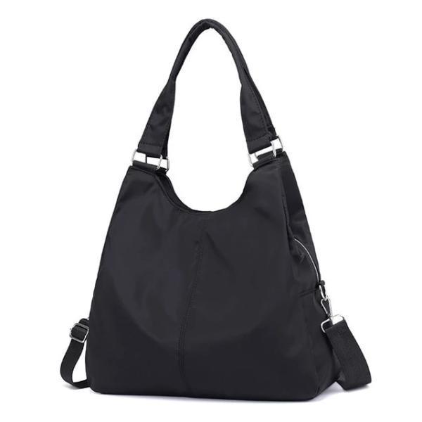 Black nylon cross body handbags women