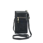 Black crossbody phone bag