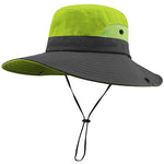 FURTALK Safari Hats for Women Summer Sun Wide Brim UV UPF Ponytail Outdoor Hunting Fishing Hiking Hat SH053