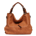 Brown large hobo crossbody bags leather