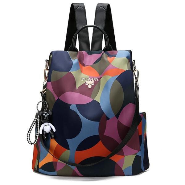 Colored backpack purse